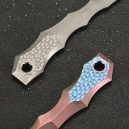 EDC Titanium Alloy Beads A Kinife Pendant Paracord Outdoor Decorations Necklace Bracelet Camping Gear EDC Tools