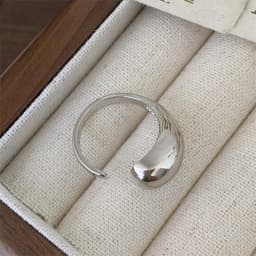 925 Sterling Silver Sanding Face Adjustable Rings For Women Ladies Elegant Luxury Quality Jewelry Accessories Jewellery