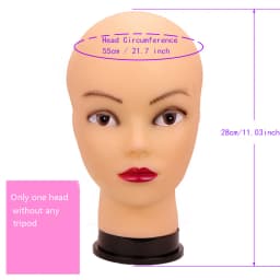 New Mannequin Head Wig Stand With Adjustable Wig Tripod Stand Holder For Wigs Making Display With T Pins /Wig Cap For Free Gift