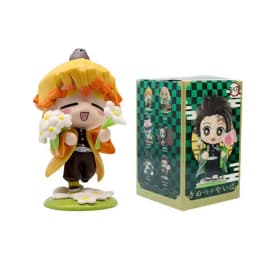Hot sold 1-12pcs Anime Demon Slayer Model Tanjiro Kamado Nezuko cartoon figure PVC model ornament child Christmas Halloween gift