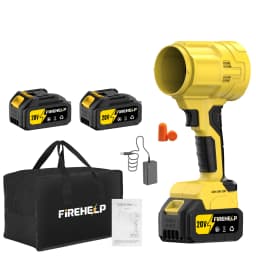 Firenheip Blower, Cordless Electric Leaf Blower,Equipped with a large-capacity lithium battery, it delivers high air volume and