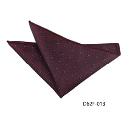 24cm Korean Style Leaf Floral Handkerchief For Men Suits Brown Red Pocket Square Polyester Woven Hanky Small Towel Tuxedo Cravat