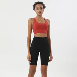 Nylon Yoga Set Gym Two Piece Sets Womens Bra Top Women Cycling Shorts Sport Fitness Sportswear 45 Colors Womens Clothing