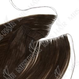 Invisible Feather Hair Bundles Extensions Natural Fish Line Human Hair Non-Remy Invisible Micro Rings Hair Weft 100 Strands
