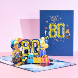Anniversary Card, Pop Up 1st 18th 21th Birthday Card, Anniversary Number Greeting Cards for Wedding Wife Husband Girlfriend