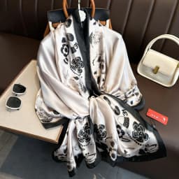 Luxury Design 180X90CM Long Shawls Beach Women Square Scarves Popular The Four Seasons Bandanna Sunscreen New Style Silk Scarf