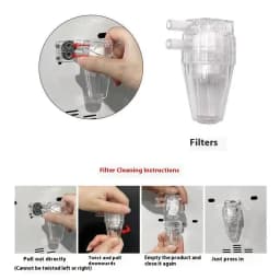 1Pcs Beauty Equipment Essential Oil Filter Bottle Suction Filter Device Accessories Nozzle Consumables Tool