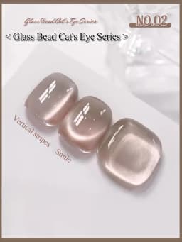 1-12pcs TC Summer Blue Glass Bead Cat Eye Gel Nail Polish Flash White Spar Nude Color Magnet Nail Art Gel Salon Christmas Nails