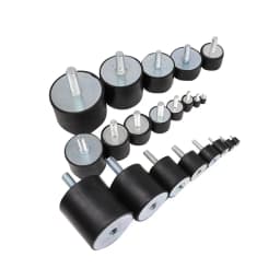 4Pcs M6 M8 Male To Female Thread Rubber Vibration Pad Shock Anti Absorber Damper Isolation Crash Mount