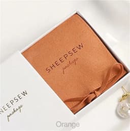 SheepSew Elegant Personalized Jewelry Packaging Set Custom Deboss Embossed Logo Drawer Box With Soft Suede Pouch For Wedding Bir