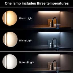 3Pcs LED Lights with Motion Detection USB Rechargeable LED Motion Sensor Lights for Room Kitchen Under Cabinet Wardrobe Closet