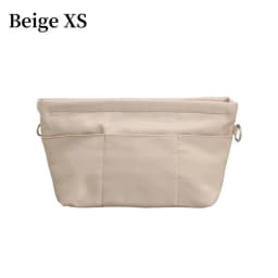 1Pcs New Storage Bags Insert Cosmetic Bag Felt with Zipped Top Linner Bag Portable Multi-Pocket Women Handbag Organizer Purse