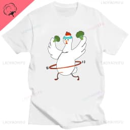 ME SUDA LA POLLA Cute Chicken Cartoon Print Tshirt Men Women Casual Cotton Unisex Sports Top T Shirt Streetwear Creativity Shirt