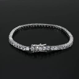 D VVS1 Moissanite Bracelet Full Diamond S925 Sterling Silver For Women Men Hip-hop Punk Jewellery Exquisite Gift