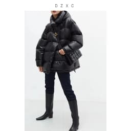 White Duck down Oversized down Jacket~New Winter Style Warm Stand-Up Collar Puffy Jacket with Hidden Snap Buttons on the Placket