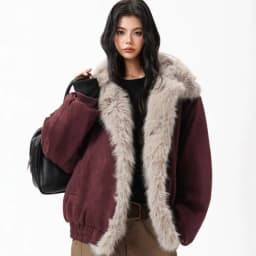 2026 Fashion Down Cotton-padded Jacket Women's Winter Coats Long Fur Collar Short Parkas Thicken Warm Streetwear Loose Outerwear