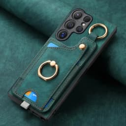 Ring Holder Phone Case for Samsung Galaxy S24 FE S26 S25 S23 S22 Ultra A17 A07 A57 A37 A36 A56 Magnetic Wallet Card Slot Cover