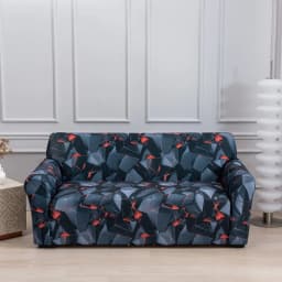 string printed sofa chair slipcovers armchair decoration elastic spandex for living room sofa cover stretch floral printed