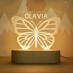 Baby Kids USB Night Light Personalized Children Name Lamp Custom Nursery Newborn Bedroom Home Decoration Birthday Souvenir Gift