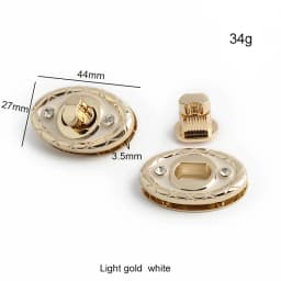 Moon,Round Shape Metal Push Lock Clasp Press Locks For Leather Craft Women Shoulder Bags Handbag Twist Turn Lock DIY Accessories