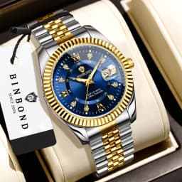 BINBOND Original Couple's Quartz Watches Luminous Waterproof Men's Women's Watch Mujer Reloj Ofertas Hoy Relogios Casal