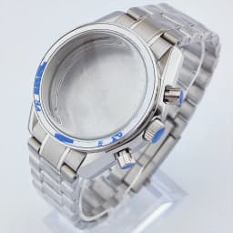 40MM Watch Case Set VK63 Movement Case Sapphire Glass Waterproof Case Luxury Men's Watch Case Fits 32.5mm Dial Case