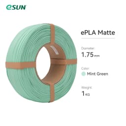 ESUN PLA Matte 3D Printer Filament 1.75mm Dimensional +/- 0.03mm 1KG (2.2 LBS) Spool 3D Printing Material For 3D Printers