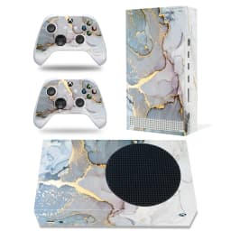 For X-box Series S Console and 2 Controllers Skin Sticker Protective Decal Cover Full Set Killer Design Compatible with XSS Skin