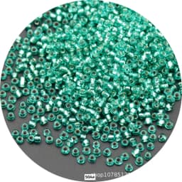 5g 1.5-4mm Transparent Cezch Silver Line Glass Beads 15/0 12/0 8/0 Spacer Seed Beads for Jewelry Making DIY Sewing Accessories