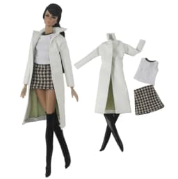 1 Set Doll Clothes 1:6 Scale Dress Outfit for 11.5 Inch 30cm Doll Many Style for Choice Gifts for Girls #09
