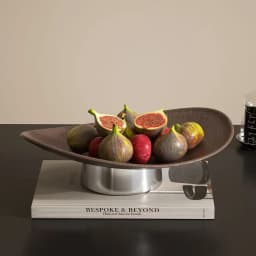 Plastic High Fruit Bowl Light Luxury Fruit Plate Multi-purpose Desktop Jewelry Aromatherapy Snacks Storage Plate Oval Tray Home