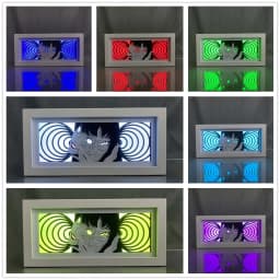 Anime Light Box Junji Ito Tomie for Kids Bedroom Decoration Color Changing Manga LED Night Light Lamp Paper Cut Lightbox