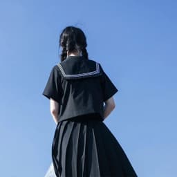 Japanese School Uniforms Basic Sailor Uniform Student Girls Costume Cute Women Sexy JK Suit Sailor Blouse Pleated Skirt Set