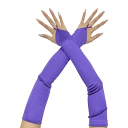 Long Gloves for Women Dancing Elastic Fingerless Gloves Satins Dropship