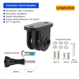 Aluminum Bicycle Computer Mount Adapters for Garmin Edge Bryton Compatible with Gopro Sport Action Camera MTB Road Bike Parts