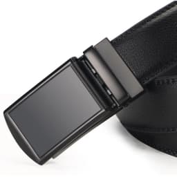 Men Genuine Leather Belt Metal Automatic Buckle Ratchet Cowskin Belts for Jeans Leather Strap Belts for Men Pants Waistband Реме