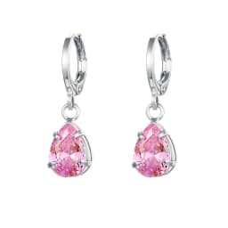 CRMYA Silver Gold Filled Dangle Earrings For Women CZ Zircon Long Water Drop Earring Men Jewelry Circle Ear Ring Wholesale