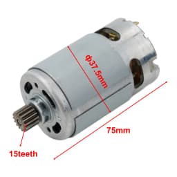 15 Teeth DC Motor Replacement For 10.8V 12V For BOSCH GSR 1080-2-Li TSR1080-2-LI GSR1200-2-LI GSR1080-2-LI Cordless Drill Driver