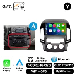 Android OS for Hyundai I30 2006 2007 2008 2009 2010 2011 Car Radio Multimedia Player DSP Stereo WiFi GPS Navigation Head Unit