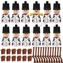 Crusader Knights Roman Warriors Middle Ages Medieval Europe Military Building Blocks Figures Castle Kingdom King Legion Set