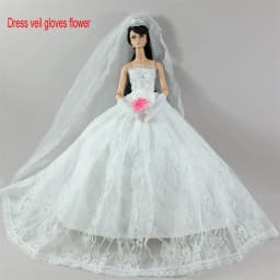 1 Set Doll Clothes 1:6 Scale Dress Outfit for 11.5 inch 30cm Doll Many Style for Choice Gifts for girls doll accessories #13