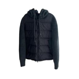 White Duck down Knitted Short Puffer Jacket Women's Lightweight Fashionable Winter Coat with Hat Knot Element