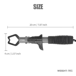 Fish lip pliers Grab Grip Tool Stainless Steel fish Holder Fishing tool Extended version TPR Handle Fishing Men's fishing tackle