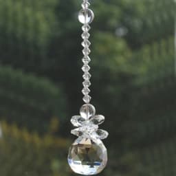 1PCS 20mm Clear Crystal Ball Prism Suncatcher Rainbow Pendants Maker, Hanging Crystals Prisms for Curtain Home Garden Decoration