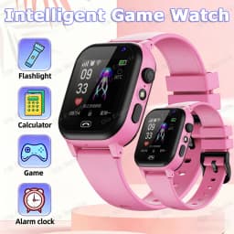 Children's Smartwatch Boy and Girl HD Call LED Flashlight SOS LBS Location Waterproof GPS Alarm Clock Step Count Smart Watch H10