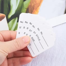 100pcs 3.5x5cm Kraft Paper Tags White Price Labels Color Blank Cards for DIY Jewelry Retail Clothes Size Tag Store Hang Labels
