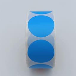 5cm Color Thermal Label Circle Self-adhesive Sticker 6cm Roll Sticker Label Direct Thermal Label for Logo Product Label QR Code