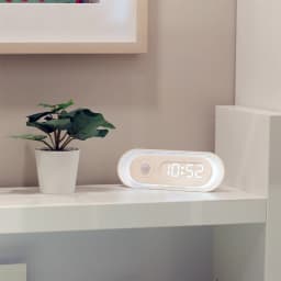 Motion Sensor Night Light With Digital Clock Rechargeable Night Lamp Desk LED Magnetic Wall Mount for Cabinet Staircase Bathroom