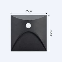 SANDIY Outdoor Stair Light Motion Sensor Wall Lamp Exterior Sconce Garden Yard Lighting for Balcony Gate Fence Waterproof IP65