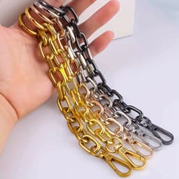 Purse Extender Chain, Metal Purse Strap Extender Bag Extender Chain Purse Bag Chain Accessories for Purse Making Supplies